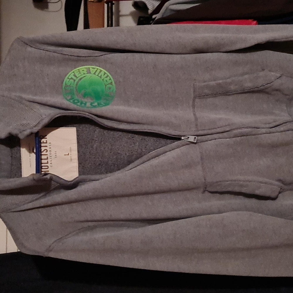 Hollister zip up sweater